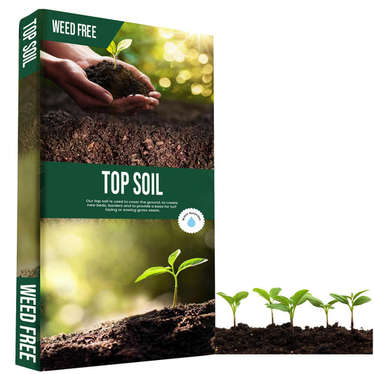 35L Garden Top Soil Bags Ideal For General Planting, Lawn Dressing, Pots, Containers With Essential Rich Nutrients (1 Bag (35 Litres))