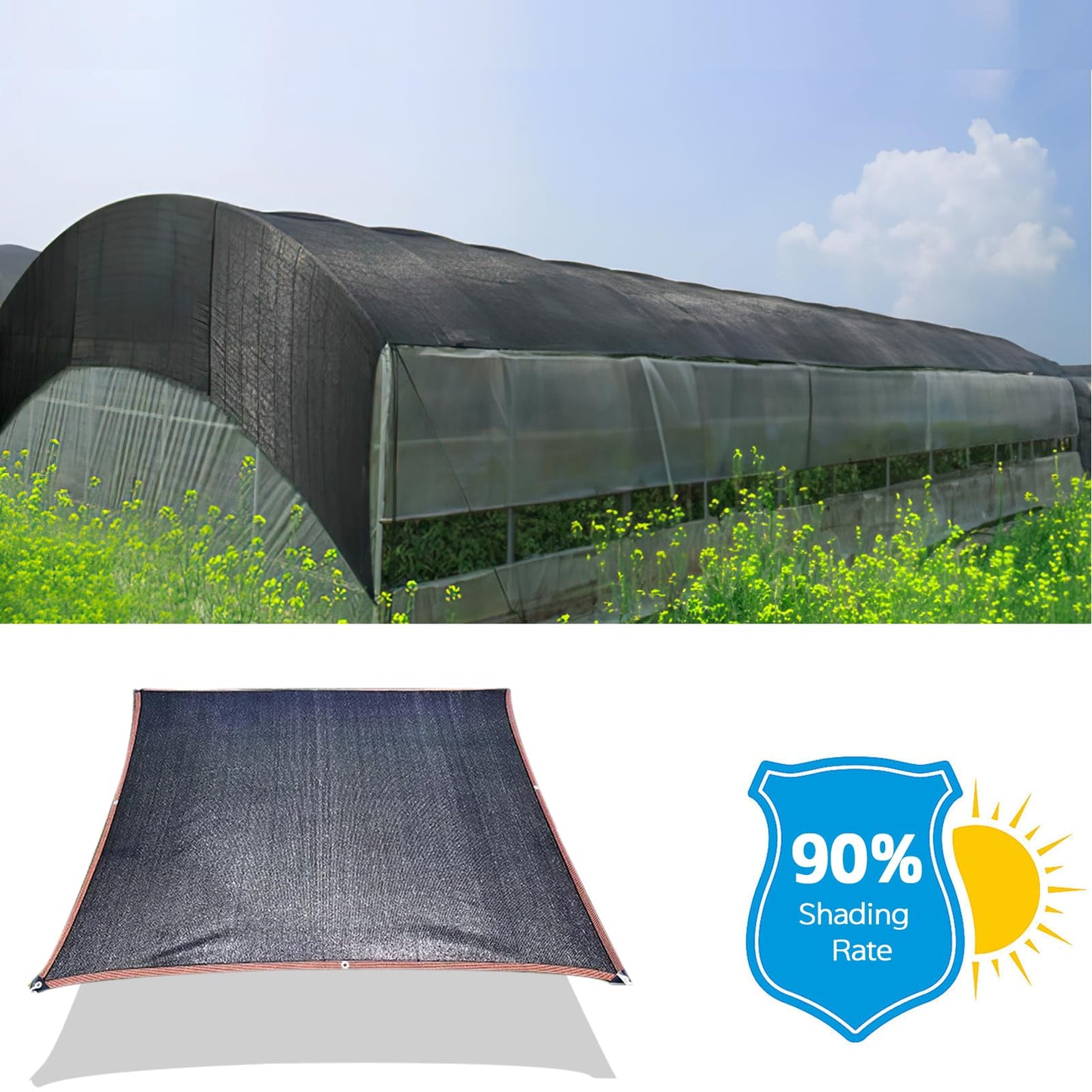 Canopy Outdoor, Sun Shade Sails, Breathable Garden Sail Shade, Lightweight Garden Canopy, 90% Shading Rate UV-Resistant, Garden Awning, Sun Shades for Garden Patio Dogs Greenhouse - 2 X 3m