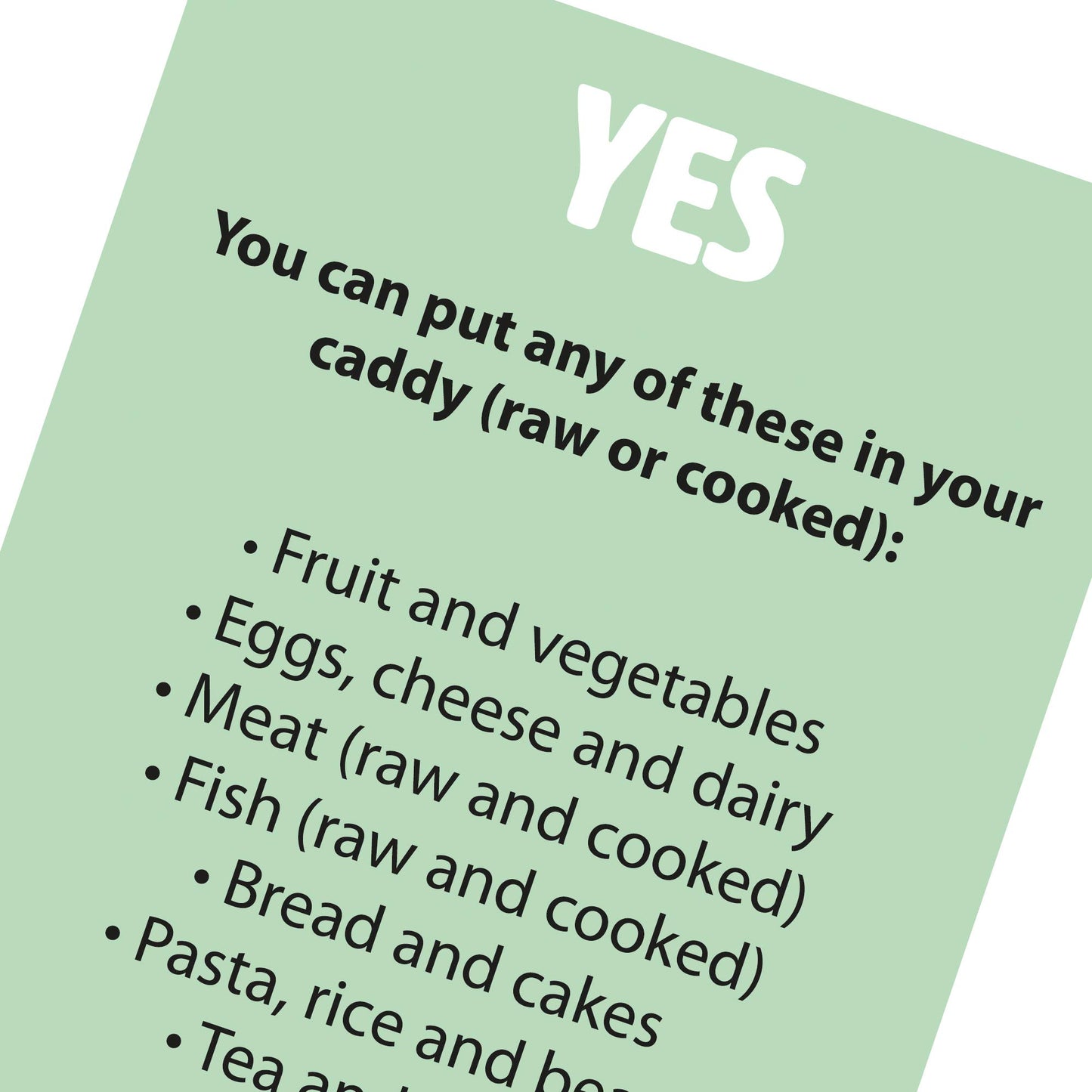 Kerbside Compost Caddy with Locking Lid - Brown - for Food Waste Recycling (23 Litre) - Plastic Bin with Composting Guide