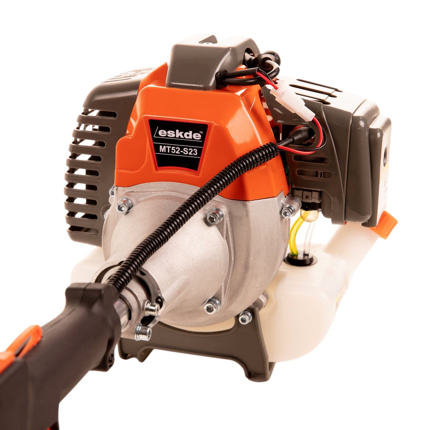 eSkde 52cc 5 in 1 Petrol Garden Multi Tool Hedge Trimmer Chainsaw Strimmer Brushcutter Chainsaw 2 Stroke MT52-S23