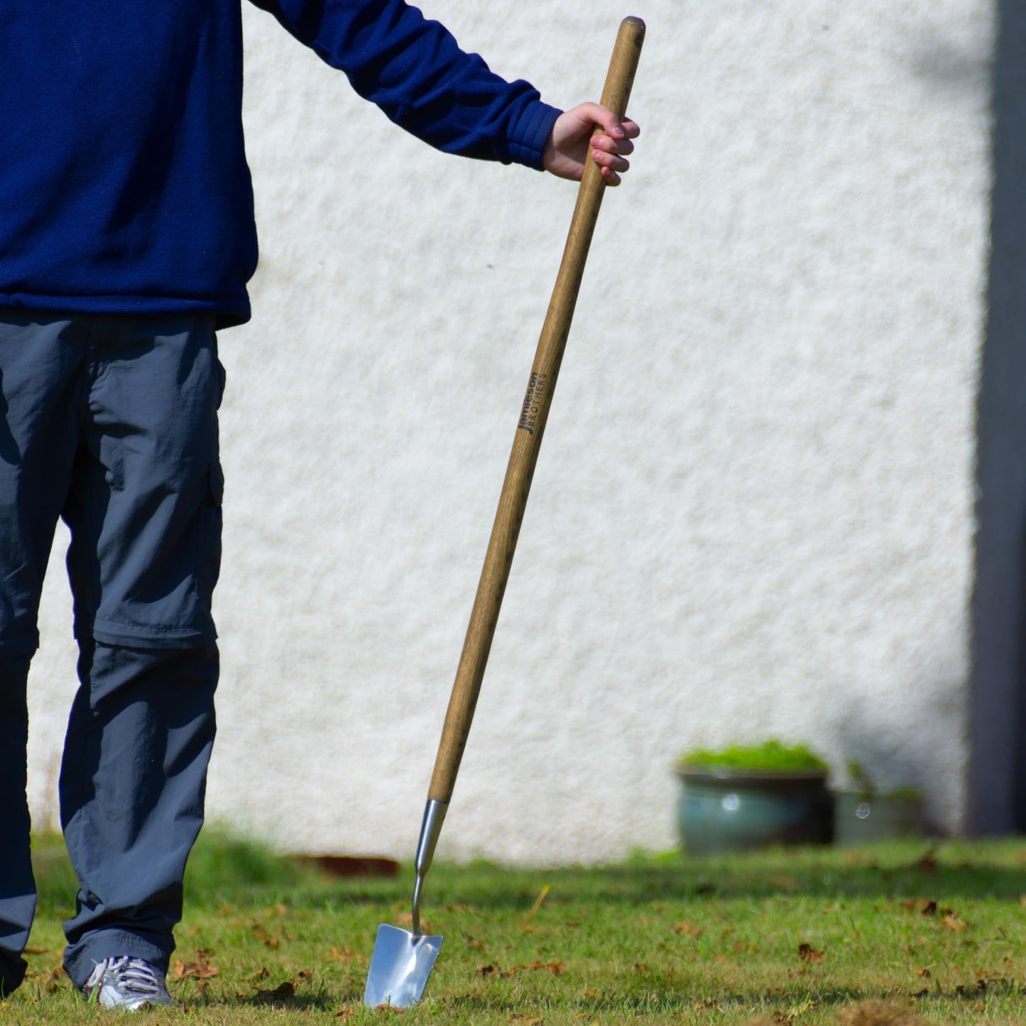 Jamieson Brothers Gardening Stainless Steel Multi Tool Set for all your gardening needs (Long Handled Fork and Trowel)