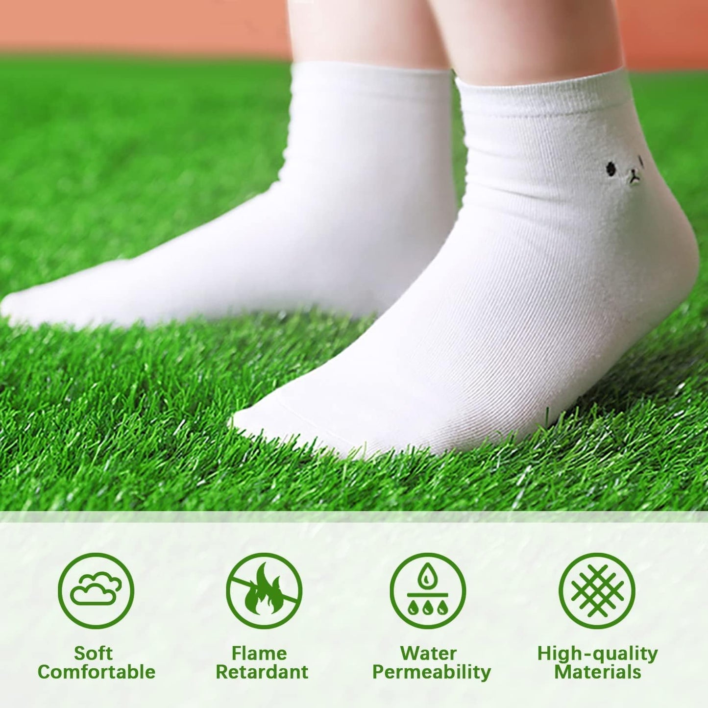 STARROAD-TIM 80 * 100 CM Artificial Grass Rug Turf for Dogs Indoor Outdoor Fake Grass for Dogs Potty Training Area Patio Lawn Decoration