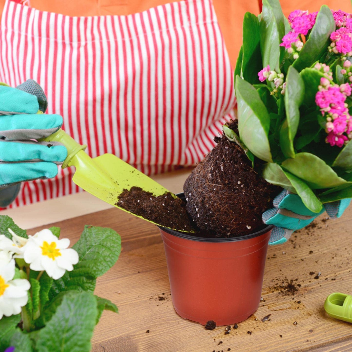 E-KNOW 150 Pcs 15 cm Plastic Plants Nursery Pot/Pots Seedlings Flower Plant Container Seed Starting Pots for Succulents, Seedlings, Cuttings, Transplanting