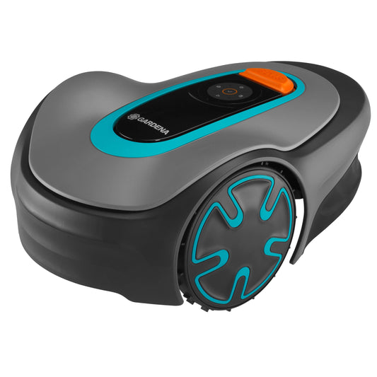 Gardena Robotic Mower SILENO minimo 250 m²: Intelligent lawn mower with excellent connectivity, programmable with the Gardena Bluetooth® app, UK version (15201-28)