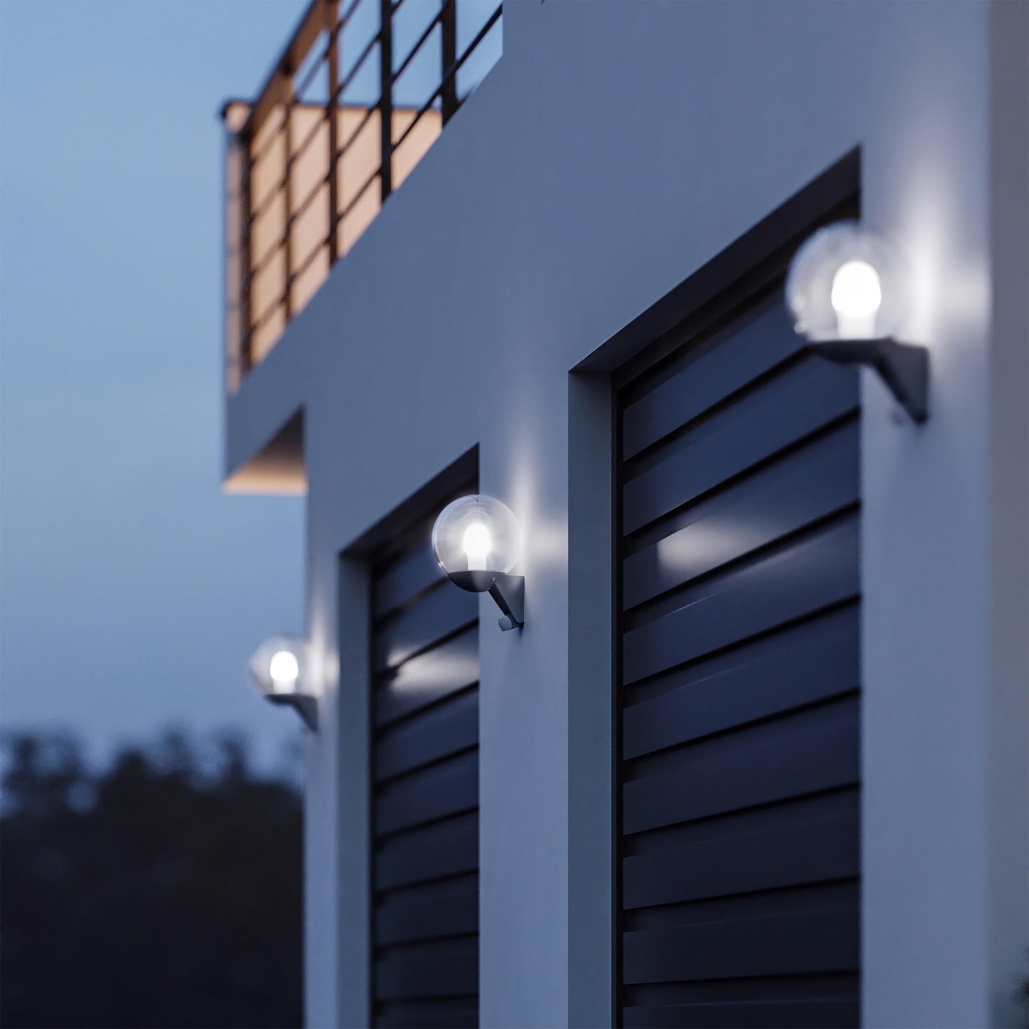Steinel L 585 S Outdoor Wall Light Black, 180° Motion Sensor, 10 m Reach, Maximum 60 W Light Bulb (Not Included), E27 Fitting