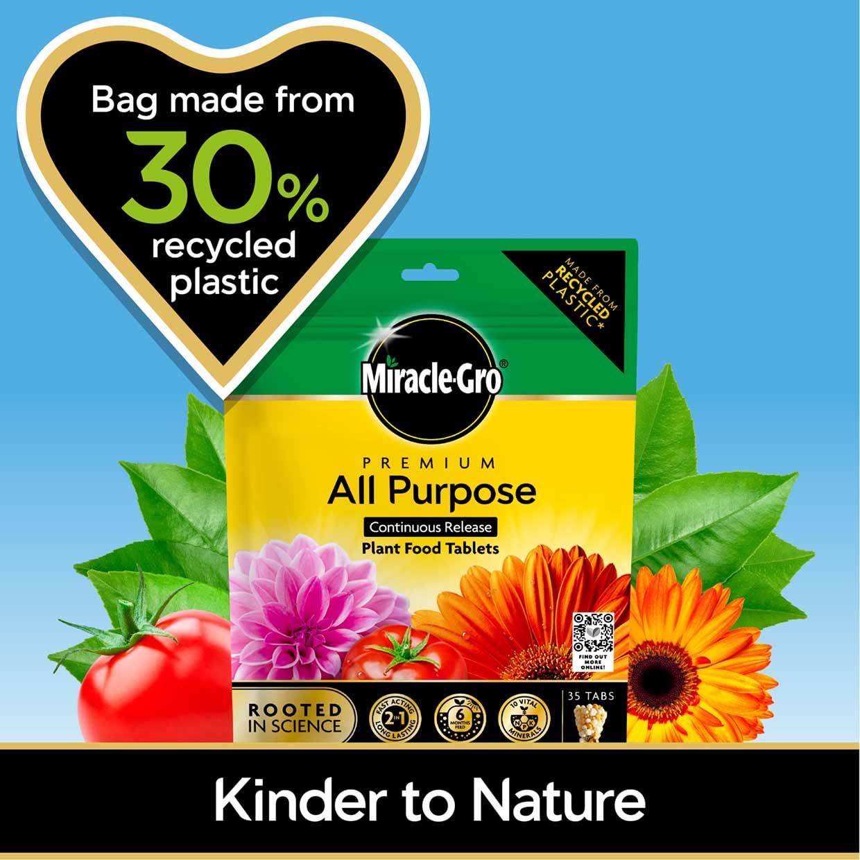 Miracle-Gro All Purpose Continuous Release Plant Food Tablets - Pack 35