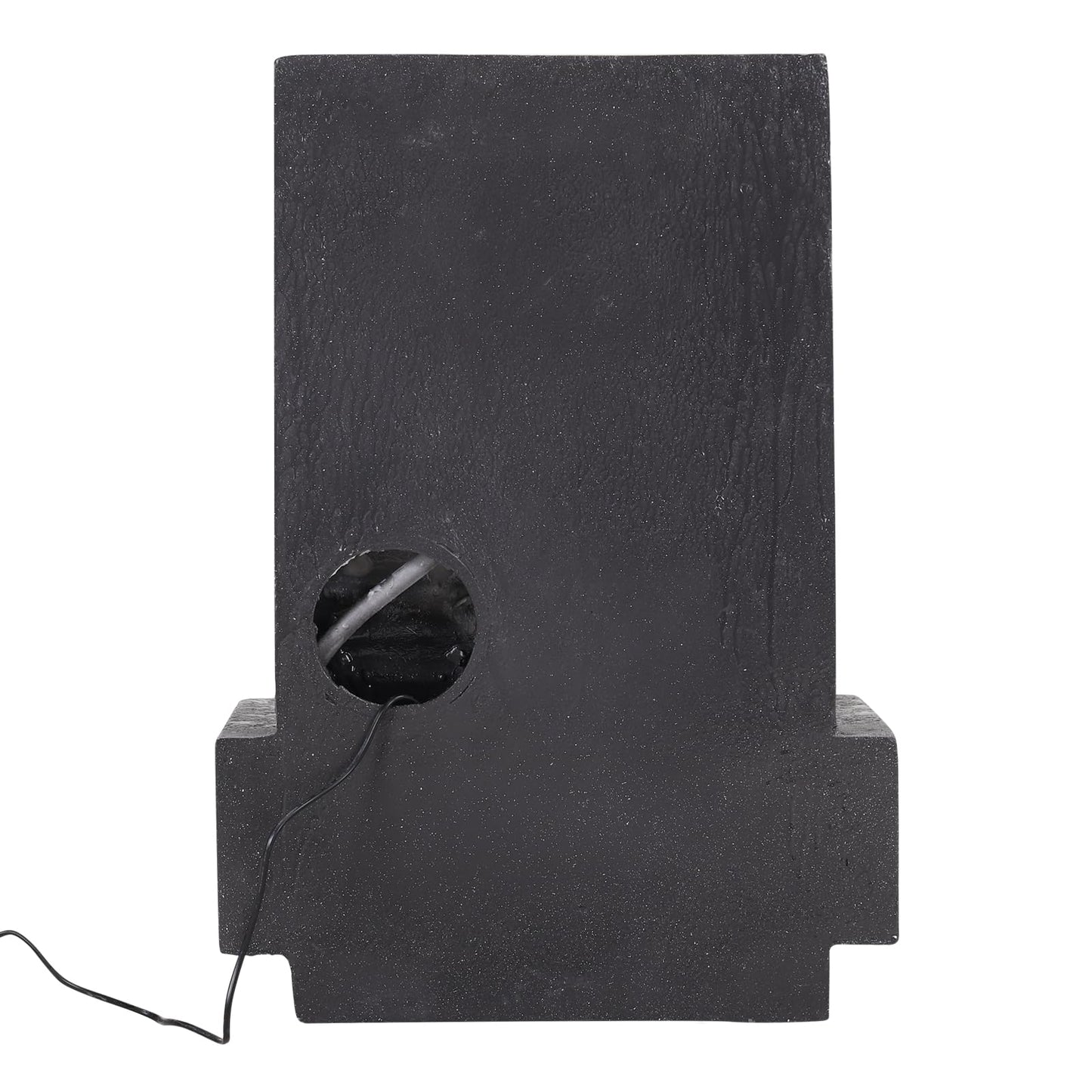 BTGGG 70CM Garden Water Feature Outdoor Long Strip Main Powered Water Fountain Indoor Slate Effect Modern Waterfall Ornament with Pump for Courtyard,living room,Hallway