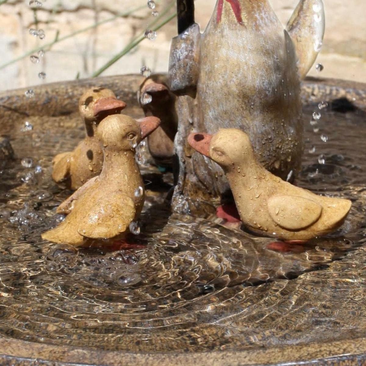 Smart Garden Solar Duck Family Umbrella Fountain