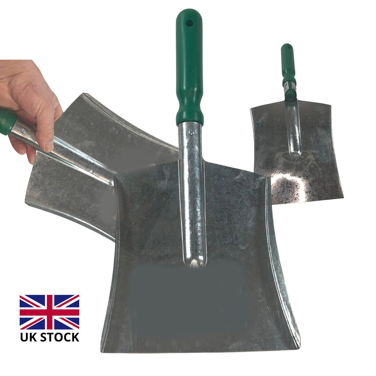 MAXPERKX Metal Hand Shovel Garden Dust Pan Coal Leaves Indoor Outdoor Multipurpose UK Ash PAN Spade Scoop Fireside