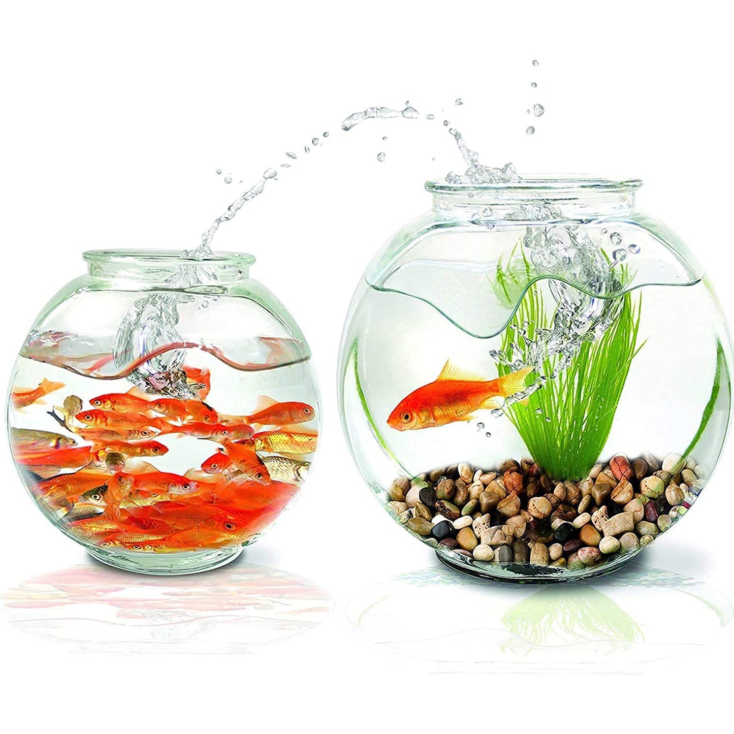 Aleker Decorative Pebbles, 2.2lb Natural Small Polished Mixed Stones Gravel for Plant Aquariums, Flowerpot, Landscaping, Ponds,Terrariums Vase Fillers, DIY, Home Garden Decoration(Approx.0.5-1.2 inch)