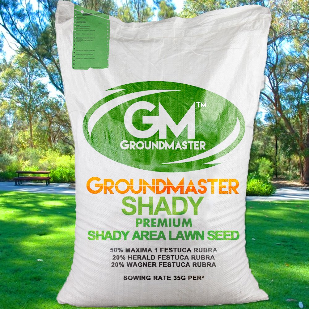 GroundMaster Shady Premium Dark Lawn Area Quality Grass Seed (5KG)