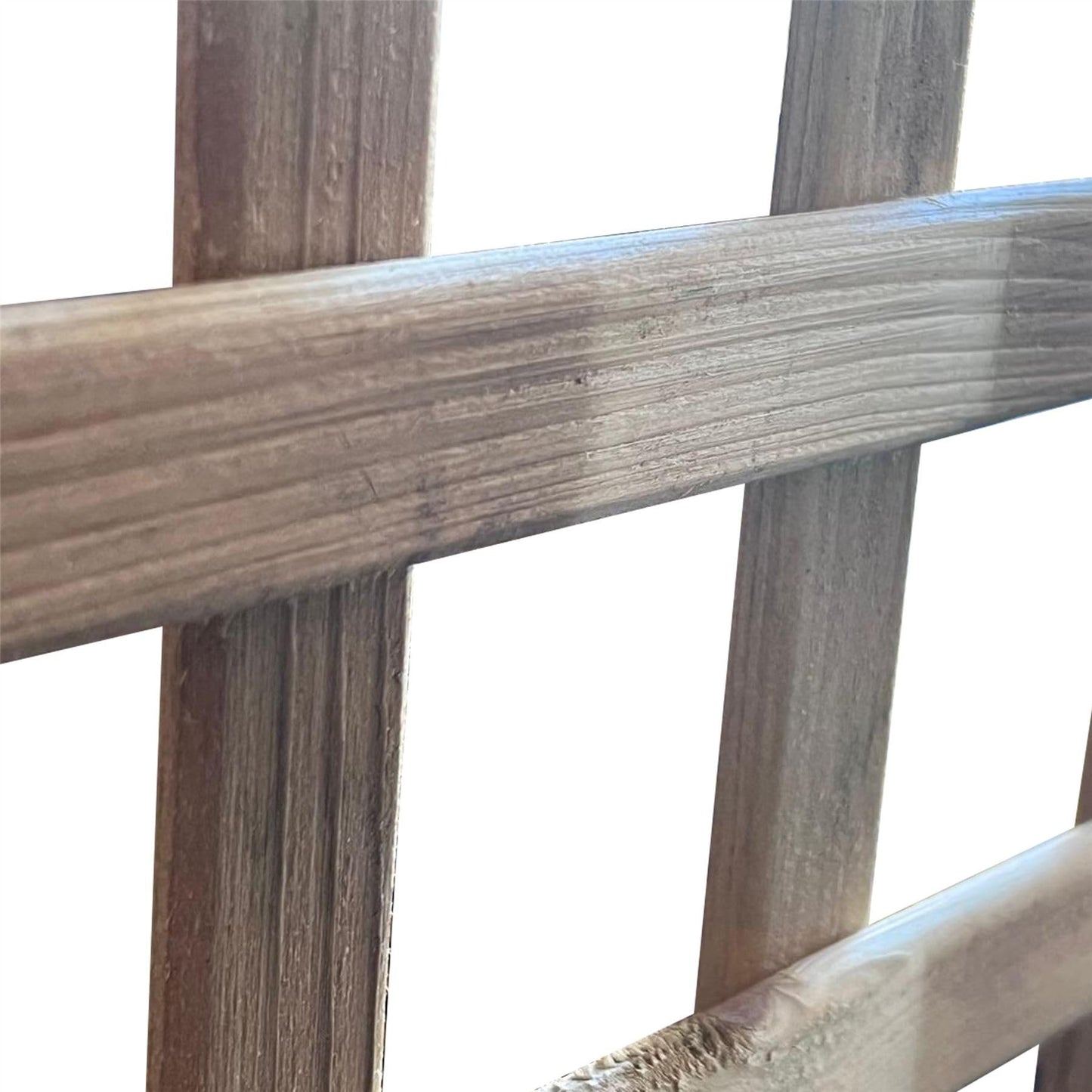 Premier Garden Supplies ELITE WALL SQUARE TRELLIS Pack of 3 Frameless Panels [Width 6ft (183cm) x Height 2ft (60cm)] Made with 8mm x 20mm Rounded Edge Smooth Laths