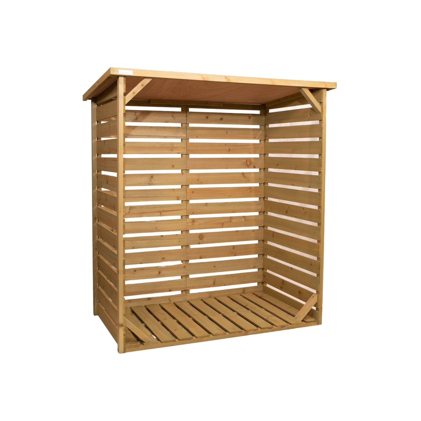 Samuel ALEXANDER 123cm x 115cm Large Wooden Outdoor Garden Patio Log Store Shed