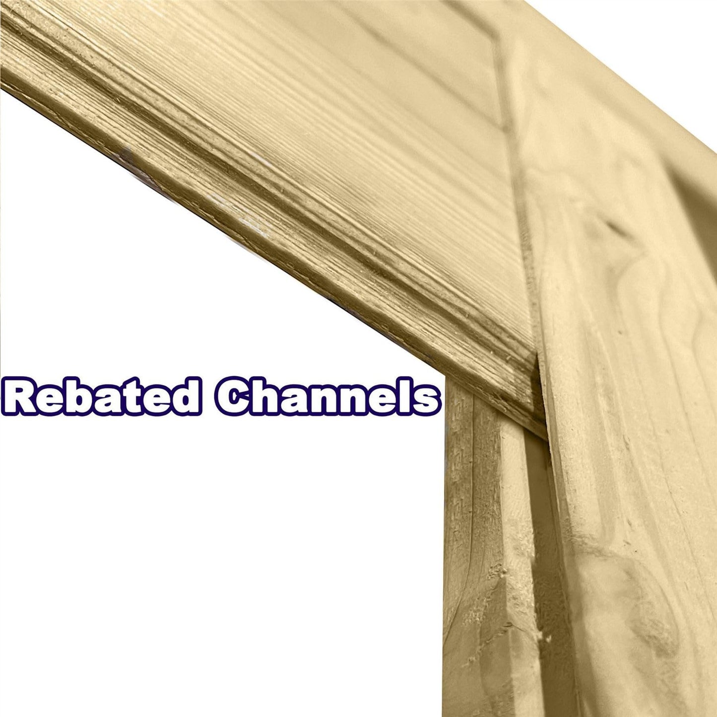 Premier Garden Supplies Pedestrian PATHWAY Gate Vertical Tongue & Groove Boards Rebated in a Thick H-Frame Height: 3ft (90cm | 900mm) x Width 3ft (90cm | 900mm) with a Auto Latch Hinge Pack