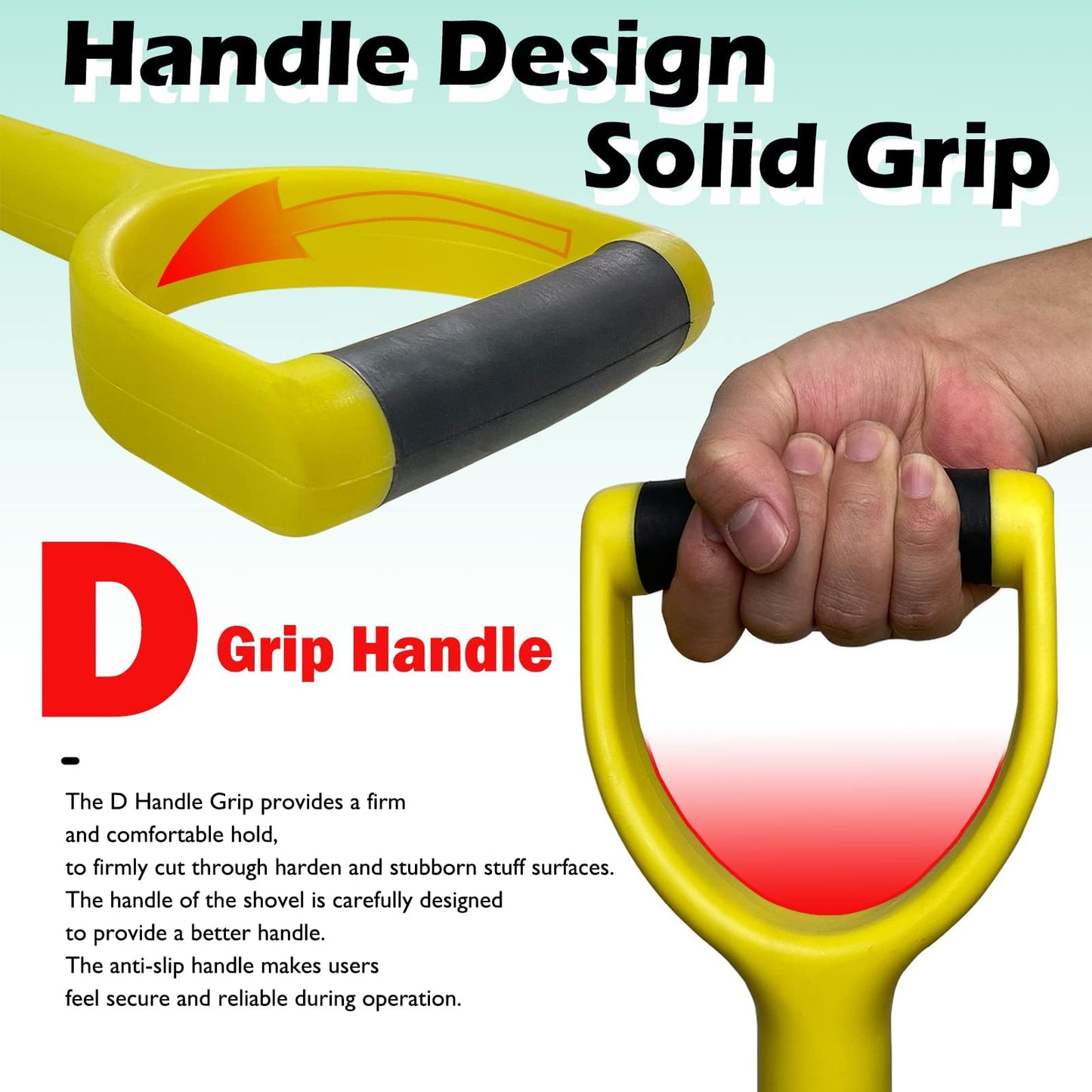 WEDO Non-Sparking Square Shovel and Round Point Shovel Set,39"(990mm) Square Shovel,39"(990mm) Straight Blade Shovel,Beryllium Copper,Non-Magnetic,Non-Slip Handle,DIN Standard,BAM&FM Certificate