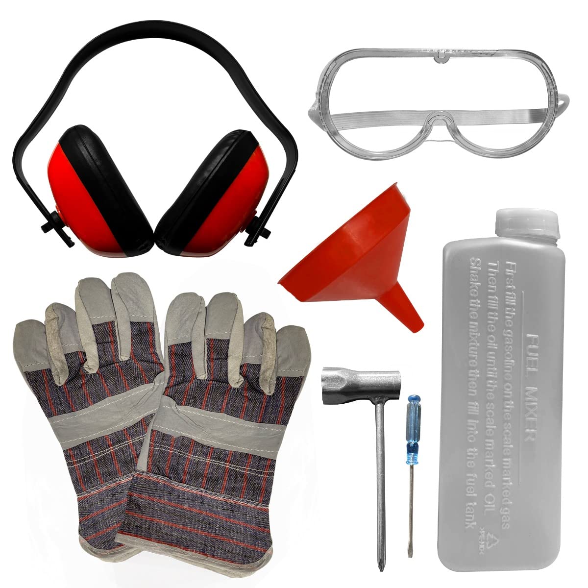 Earth Auger Fence Post Hole Borer Ground 52cc Petrol Spiral Digger 3 Drill Bits Attachments 4 6 8 Inch Extension Pole 80cm 3HP 9000rpm 2 Stroke 1.2L 1.6kw Free Safety Accessories & Tool Kit