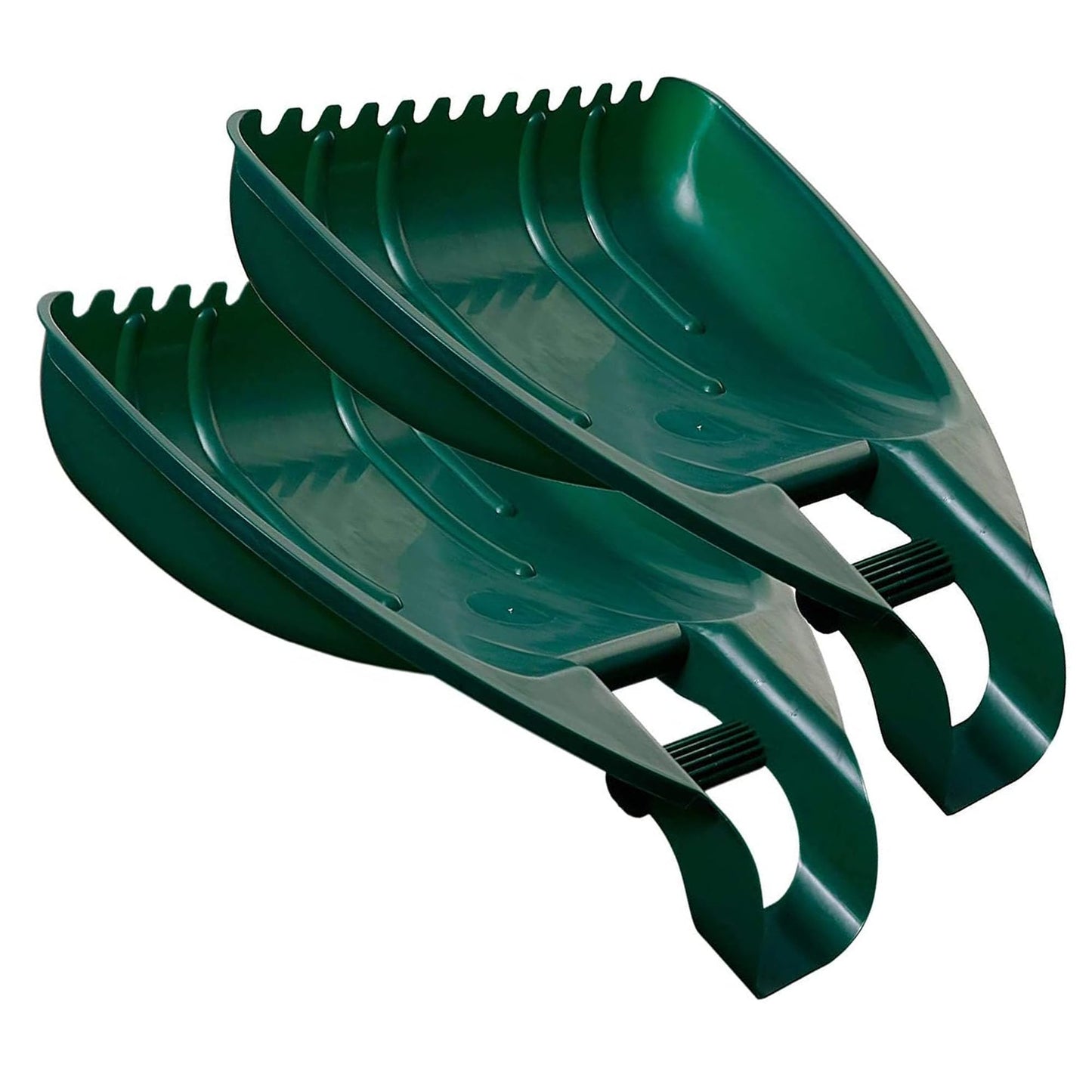 STORM TRADING GROUP Set of 2 Leaf Grabber Garden Waste Rubbish Cleaning Tool Strong Leaf Collector Lightweight & Easy to Use Ideal For Grass, Leaves, Soil, Scoop Collector With Strong Secure Grip
