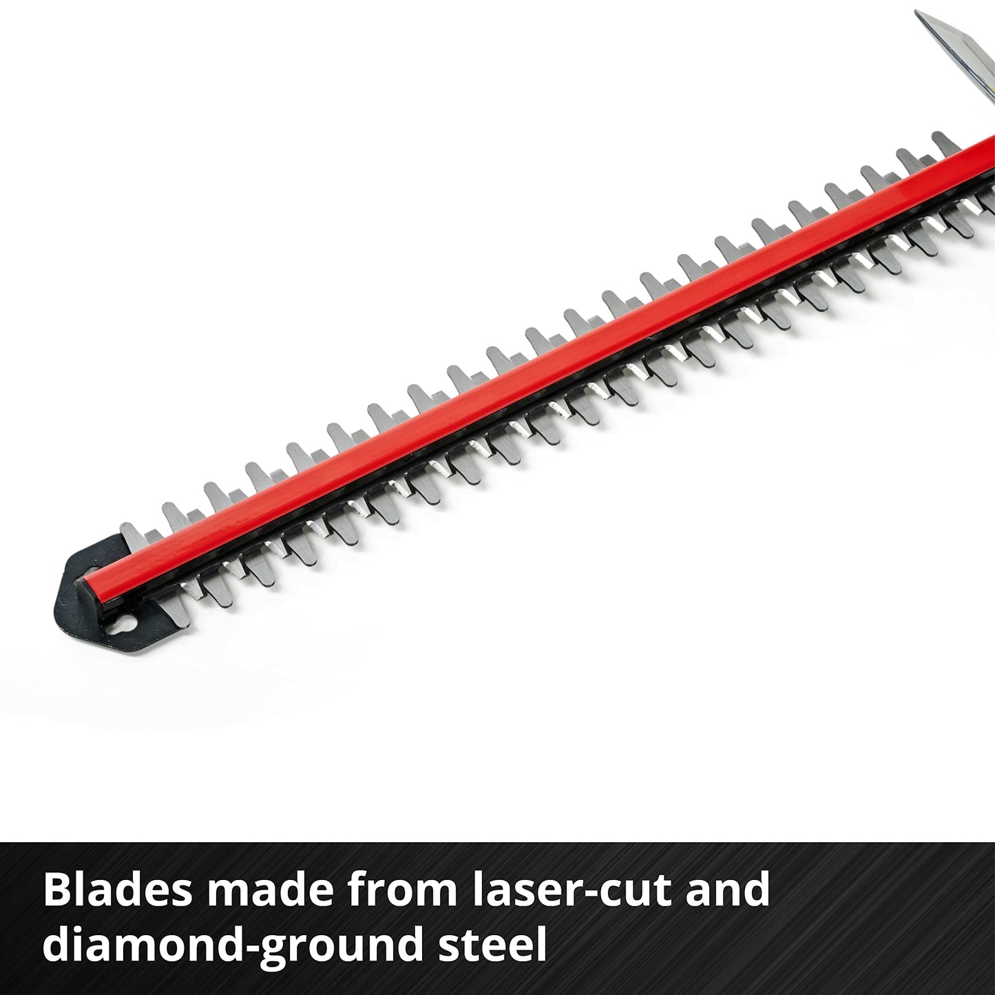 Einhell Power X-Change 18V Cordless Hedge Trimmer With Battery and Charger - 46cm (18 Inch) Cutting Length, Laser-Cut Diamond-Ground Steel Blades - GE-CH 1846 Li Hedge Cutter Kit