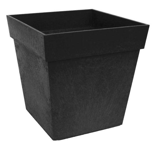 Eco Garden 33cm Symphony Recycled Rubber Plant Pot Slate