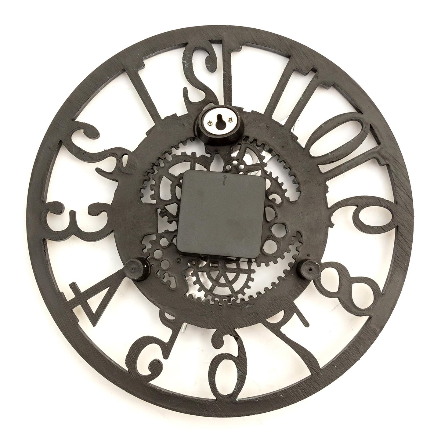 No Nonsense Products Indoor Outdoor Wall Clock 30cm Antique Church Station Garden Style Weatherproof Quartz Battery Powered Waterproof