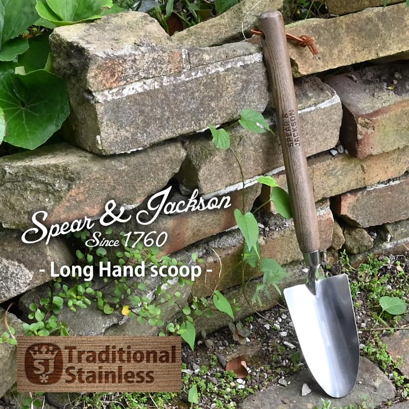 Spear & Jackson 5010TR Traditional Stainless Steel 12" Handle Trowel, Silver