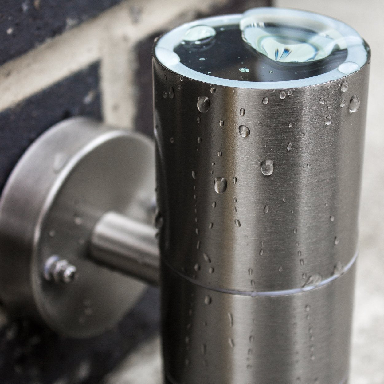 Modern Stainless Steel Up Down Double Wall Spot Light IP65