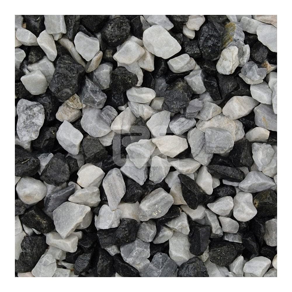 Peak paving Black Ice Decorative Aggregates Stone Chippings Garden Gravel 20mm 20 Kg
