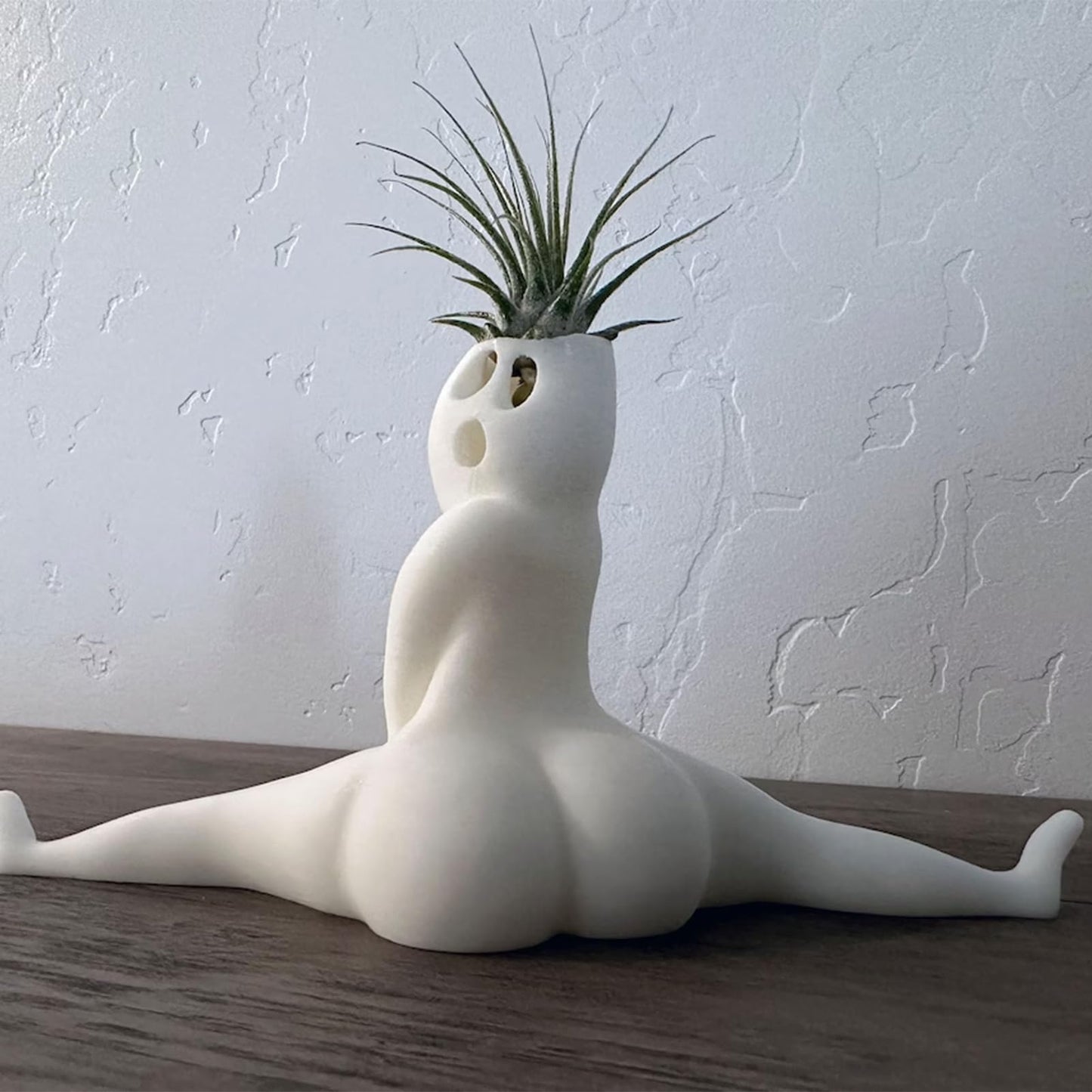 mimika Funny Big Booty Ghost Planter, Big Booty Planter Pots Air Fern Display Stand, Funny Plant Pots, Succulent Planter Air Plant Display Pots, Cute Cermic Garden Planter Prank For Home Decor