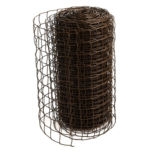Climbing Plant Support Mesh Plastic Garden Fence Clematis Pea Bean Trellis - Brown 0.5m x 5m