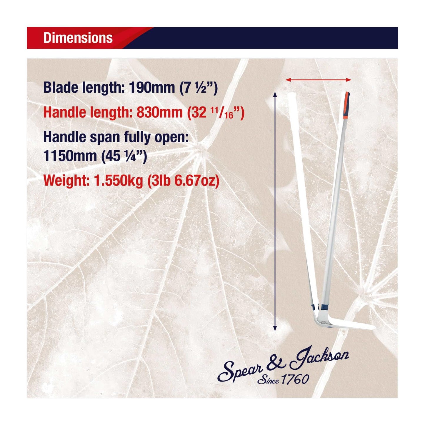 Spear & Jackson 4900RSS Razorsharp Steel Edging Shears