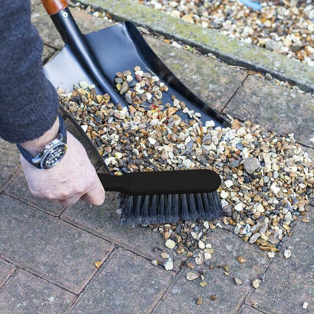 Large Hand Shovel With Wooden Handle - Strong & Lightweight Shovel Is Ideal For Moving Snow Or Using It As A Coal Shovel, Mini Fireplace Spade | Durable & Long Lasting | Reinforced Handle