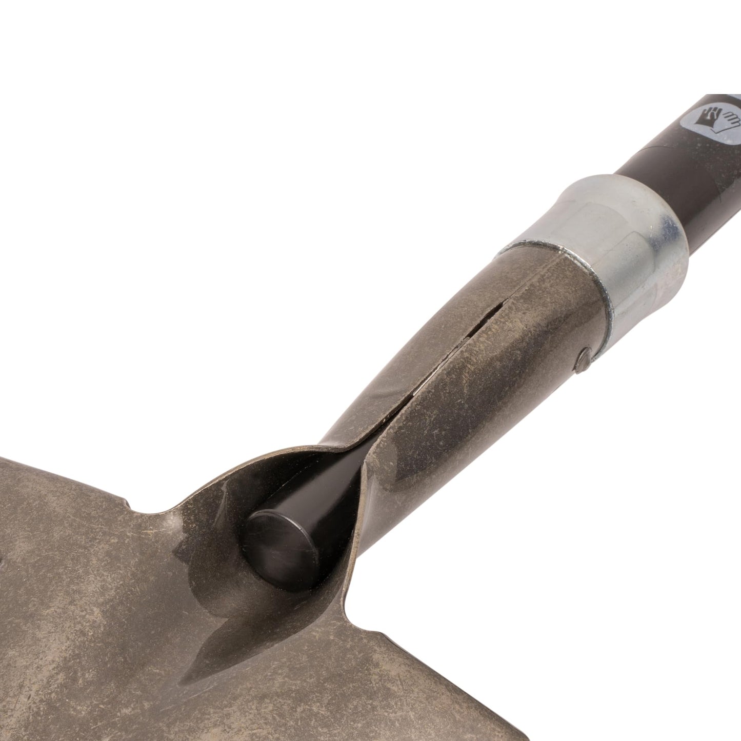 Roughneck Gorilla Sharp-Edge Micro Shovel, Heavy-Duty Round Blade, Short Shaft for Slicing, Digging & Opening Bulk Bags in Small, Compact Spaces – 690mm (27”), Yellow/Grey