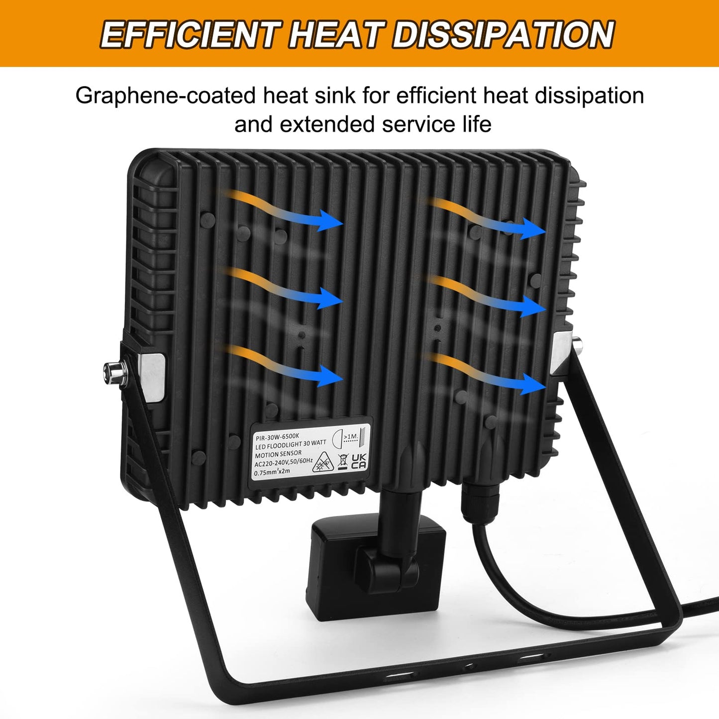 Immver 30W Security Lights Outdoor with IR Remote Control, PIR Motion Sensor, 3000LM 6000K Cool White LED Floodlights, IP66 Waterproof Wall Light for Garden, Backyard, Garage, Doorways