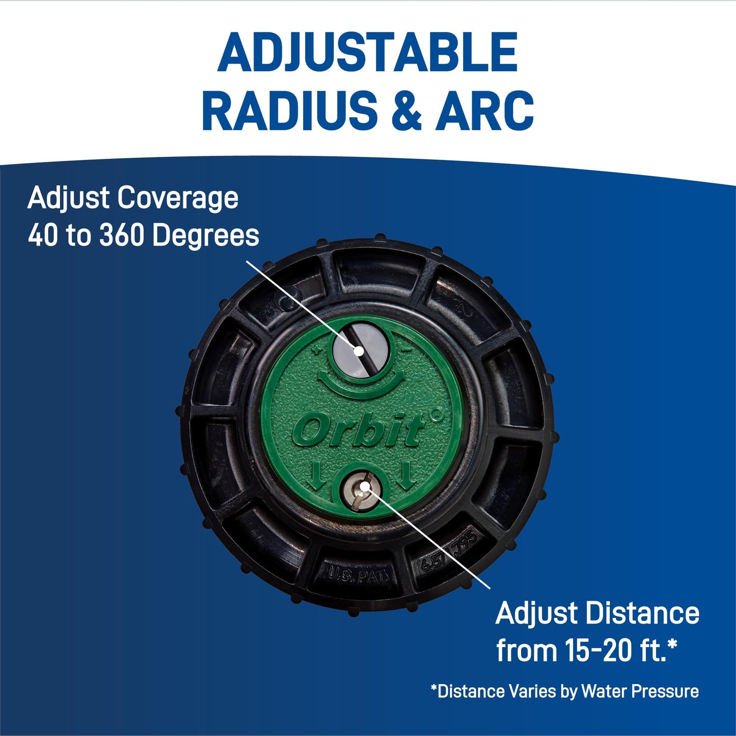 Orbit 50021 Sprinkler Kit, Blue, Black