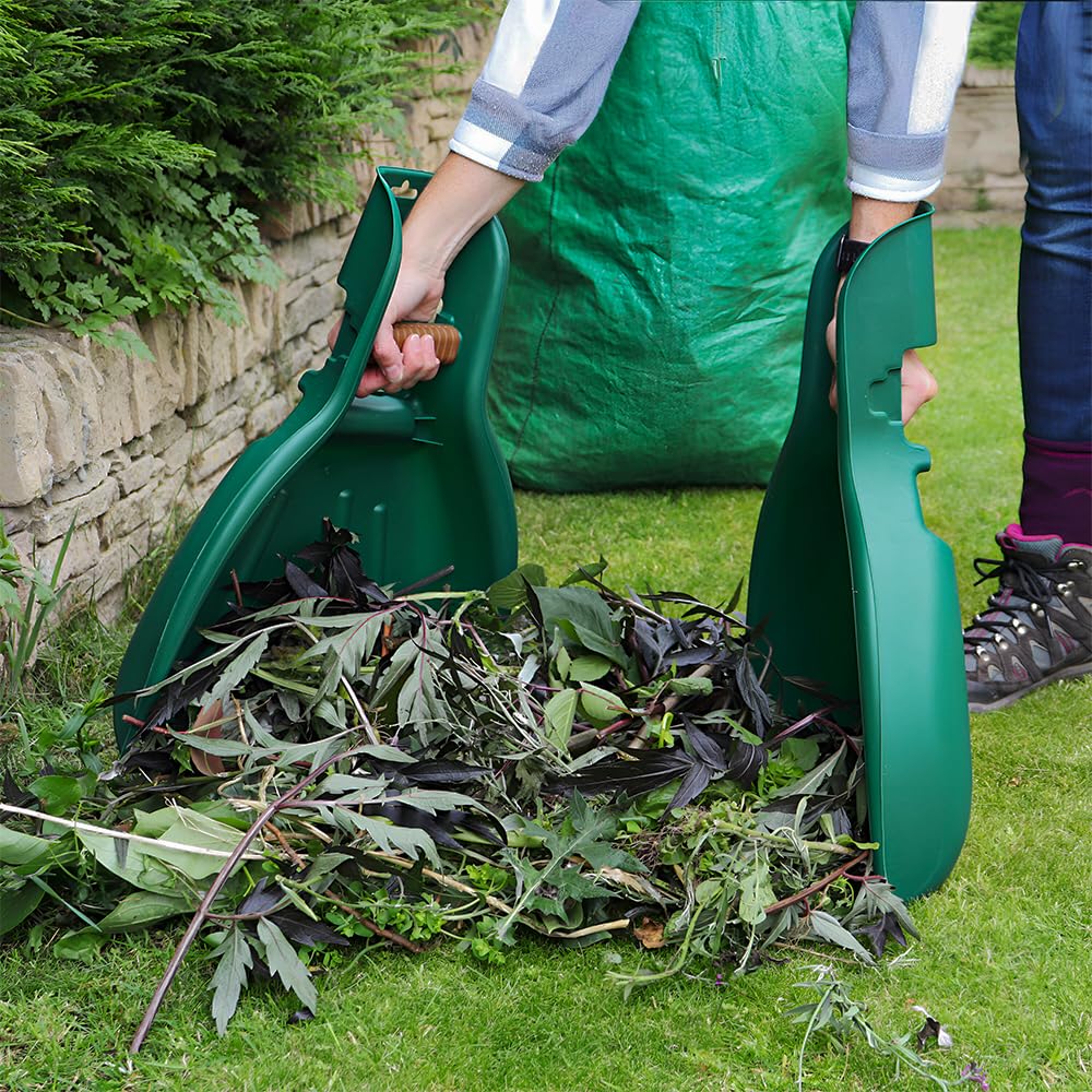 Leaf Grabbers Pair Heavy Duty Hands Leaf Collector Set Easy Leaves Pick Up Hand Rakes Cleaning Garden Accessories for Gardening & Lawn Grass Removal Scooper Claws Keep Your Outdoor Garden Areas Tidy