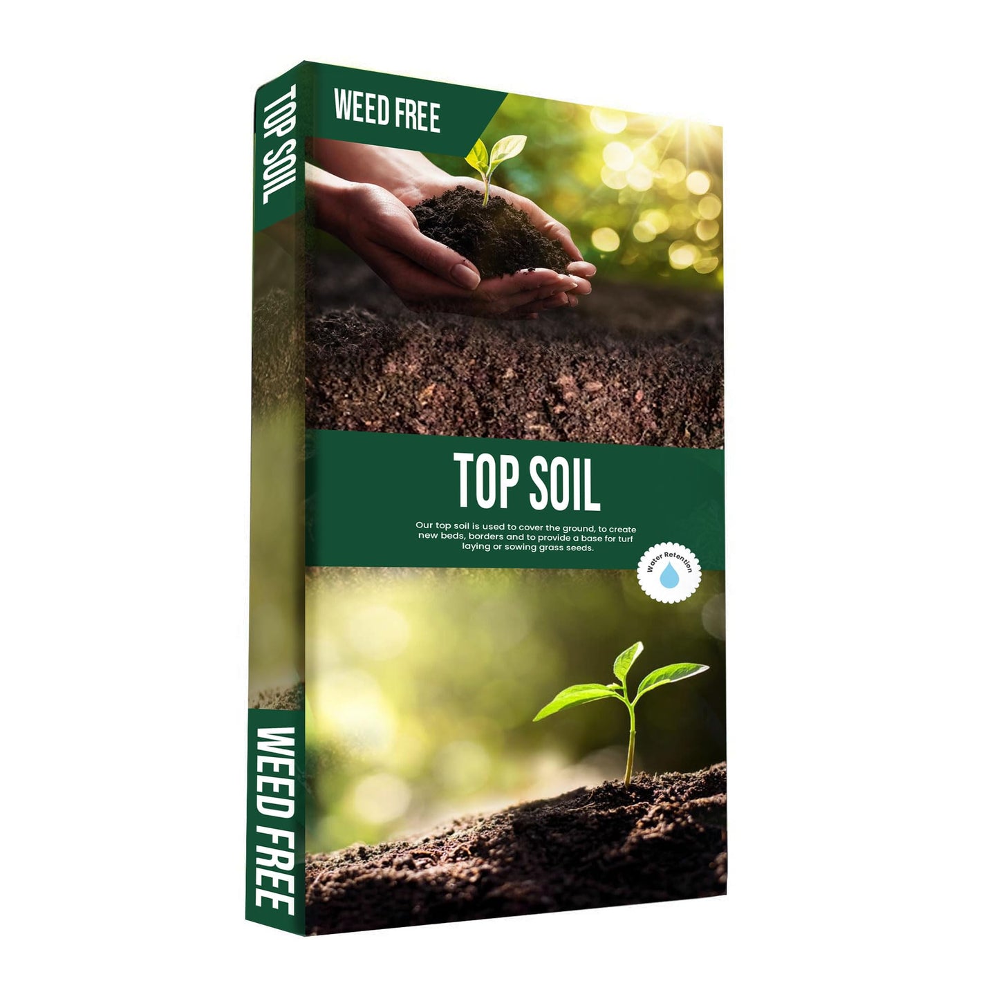 Garden Top Soil 35L Bags With Essential Nutrients Ideal For General Planting, Lawn Dressing, Pots, Containers & Planters (1 Bag (35 Litres))