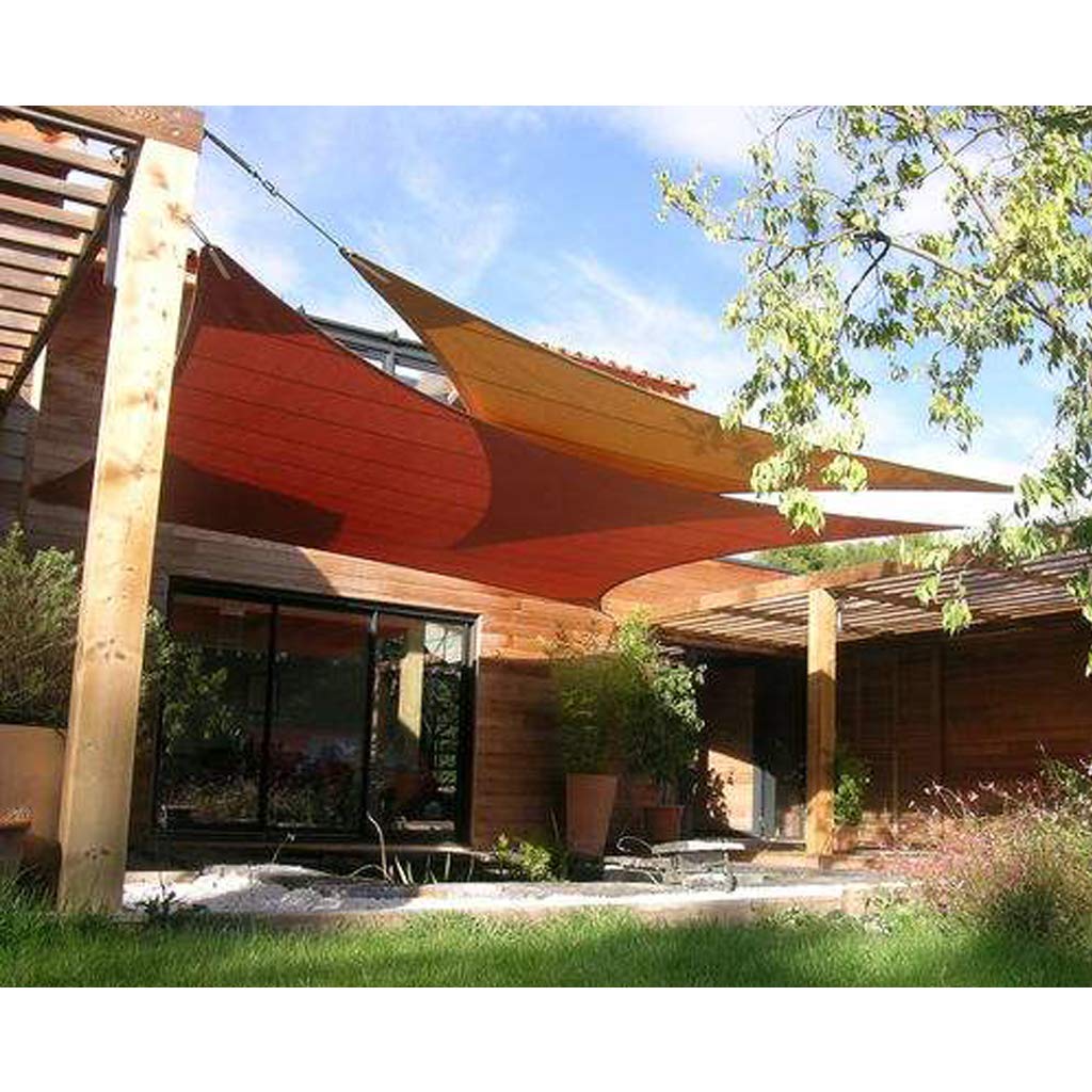 OldPAPA Sun Shade Sail Rectangle Water-resistant Sun Shade 95% UV Block Sunscreen Awning Garden Beach Patio Canopy Grey 3x4m