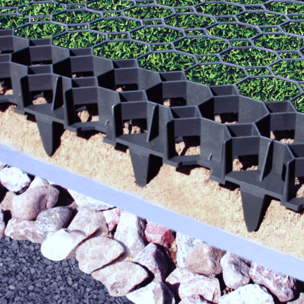 True Products Ground Reinforcement Grid Gravel Grass Plastic Eco Paving Car Park Drive Path 500 x 500 x 40mm