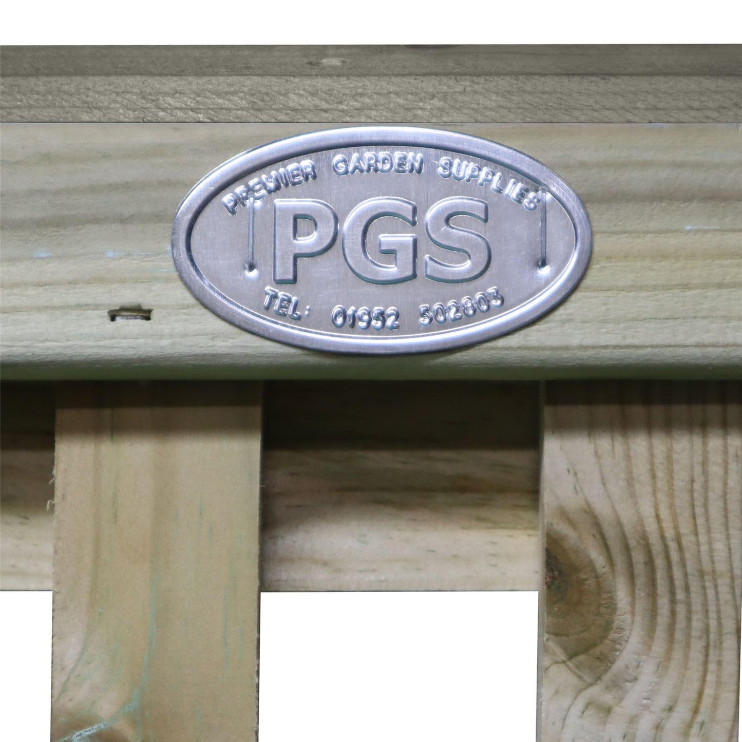 Chunky Urban Square Heavy Duty Framed & Capped Wooden Trellis (45mm Thick) Width: 6ft (183cm) x Height: 1.5ft (45cm) Decorative Fence Panel Topper/Garden Divider/Wall Art/Plant Vine Clingin Grower