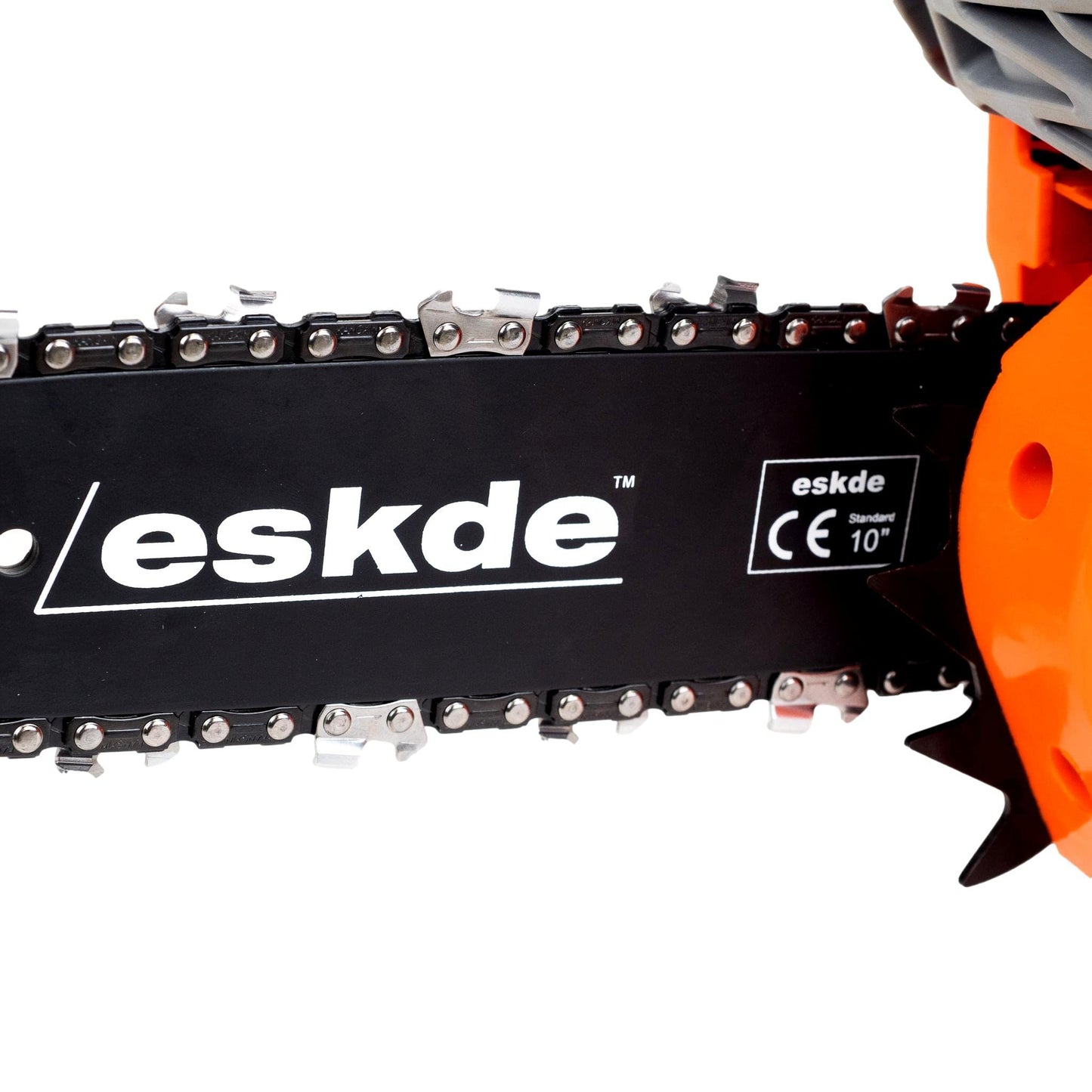 eSkde New Model CS26-S82 25.4cc Top Handle Petrol Chainsaw, Lightweight, Professional, Easy Start with 10” Bar, 2 Chains & Bar Cover; for All Types of Tree Maintenance.