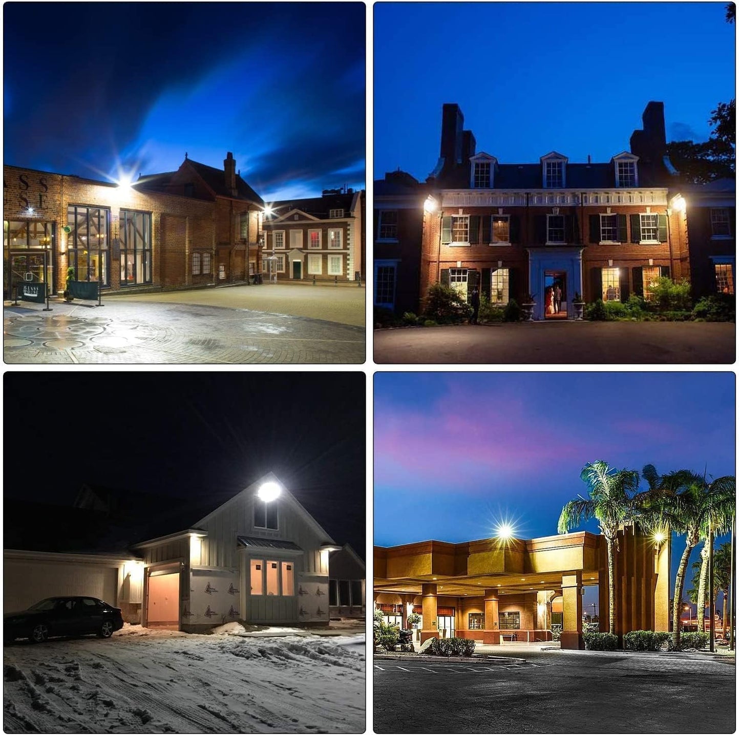 CLY 25W Security Lights Outdoor Motion Sensor, 2100 Lumen IP66 Waterproof LED Floodlight with Smart PIR Sensor, 6500K PIR Sensor Security Light, Outside Light with Sensor for Backyard, Garden, Doorway