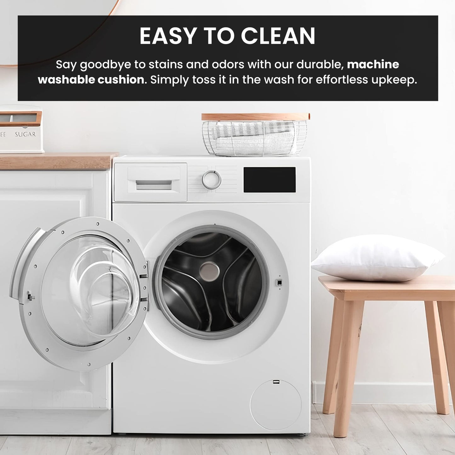 Foamily Set of 4-18 X 18 Premium Outdoor Water Resistant Stuffer Pillow Throw Inserts Sham Square Form, 18" L X 18" W, Standard/White @ M&A STYLE