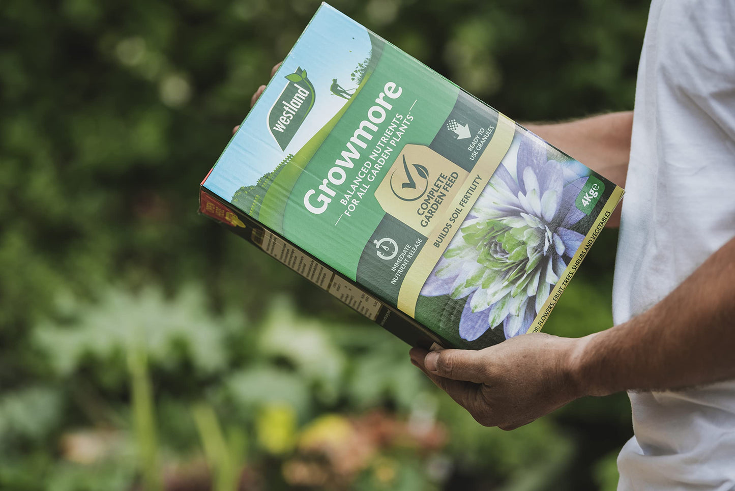 Westland 20600098 Growmore Balanced Garden Fertiliser For All Plants, 4 kg, Natural