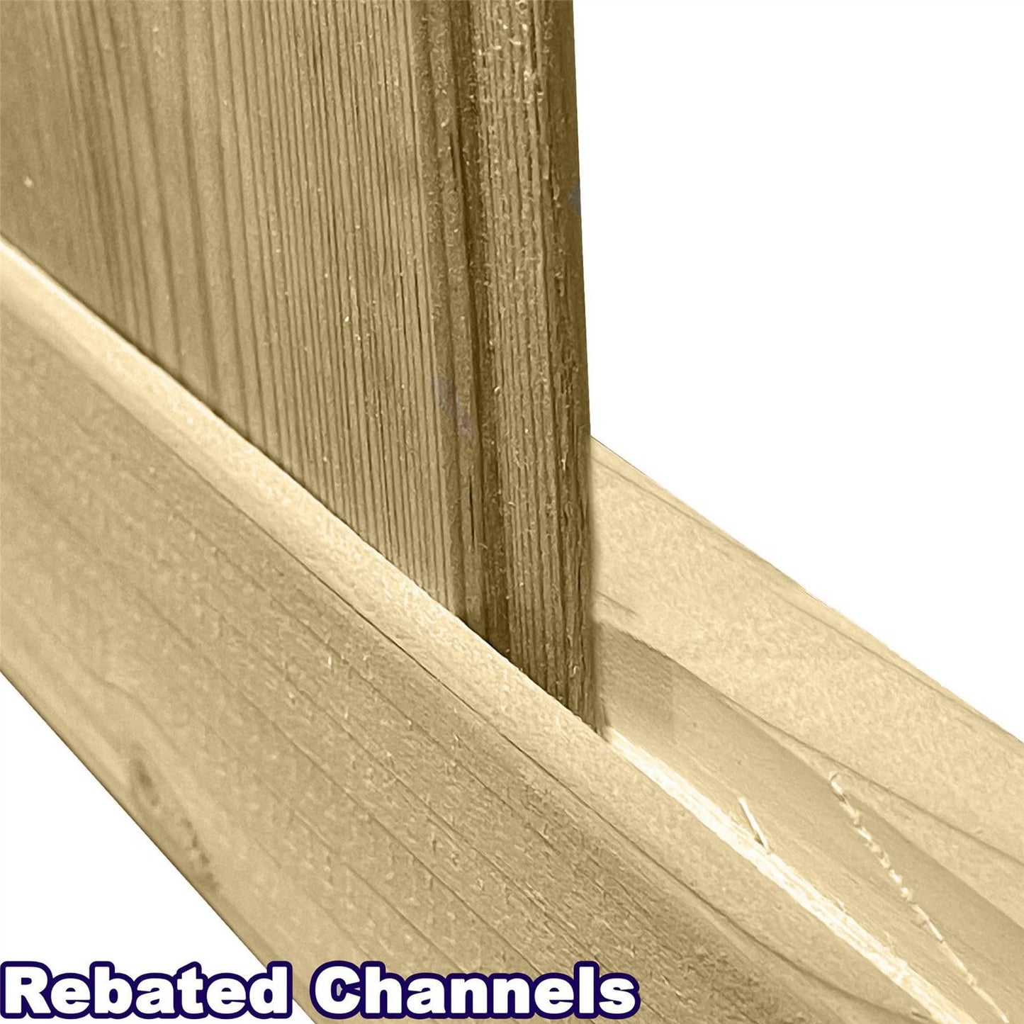 Premier Garden Supplies Pedestrian PATHWAY Gate Vertical Tongue & Groove Boards Rebated in a Thick H-Frame Height: 3ft (90cm | 900mm) x Width 3ft (90cm | 900mm) with a Auto Latch Hinge Pack