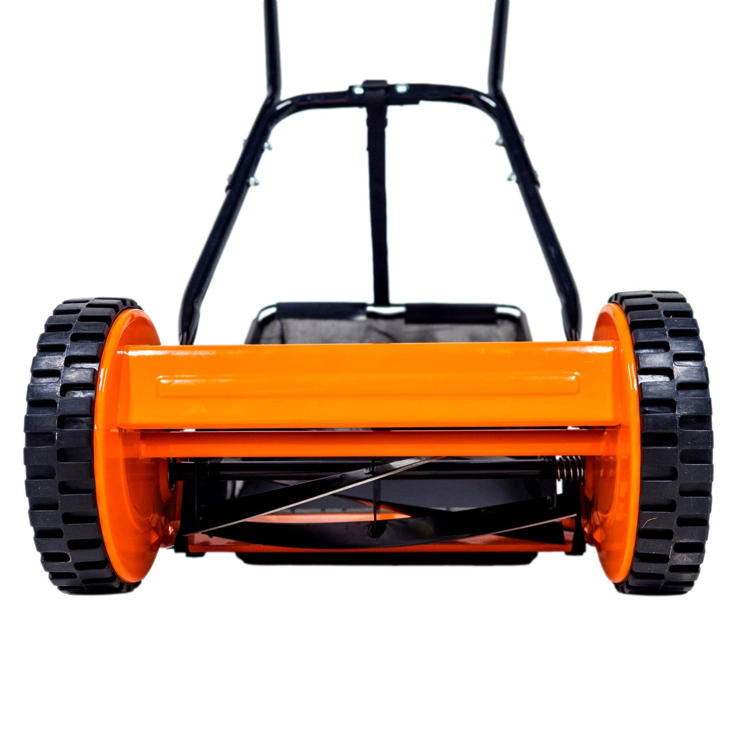 Manual Lawn Mower for Garden - Manual Grass Cutter Machine with 12"/30cm Cutting Width | Cylinder Lawnmower with Roller with 17L Collection Bag | Environmentally Friendly Hand Push Lawn Mowers | eSkde