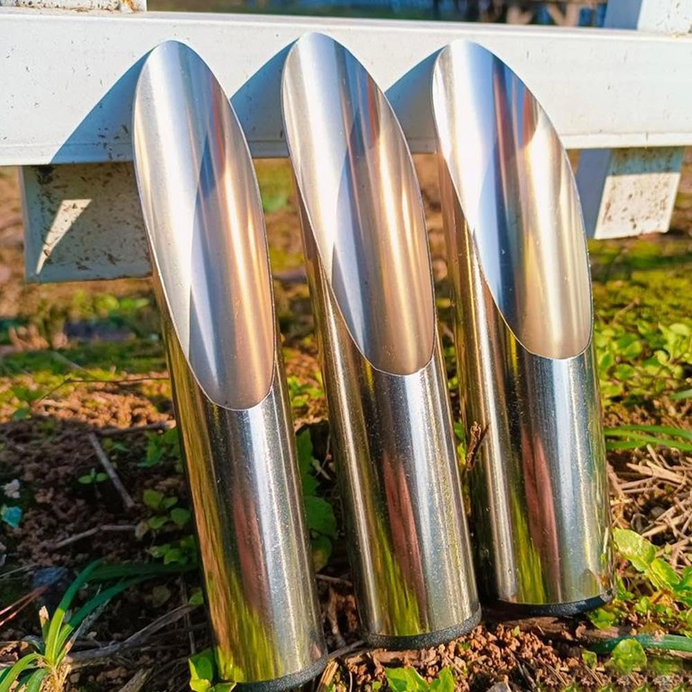 Stainless Steel Bonsai Soil Scoop Gardening Tool,Reusable Bonsai Soil Scoops,Bucket Shovel Bonsai Soil Scoop,Garden Soil Scoops,DIY Bonsai Plant Helper Garden Tool for Digging Fertilizer Feed Scooper