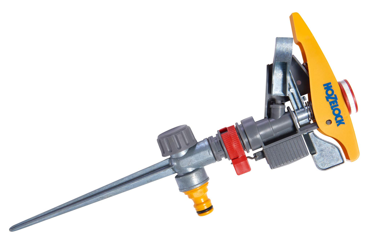 HOZELOCK - Pulsating Sprinkler Plus 450 m² : Large-area Spray Sprinkler, Fully Adjustable, Water Small to Large Circles, Perfect for Lawns and Established Plants [2550 0000]