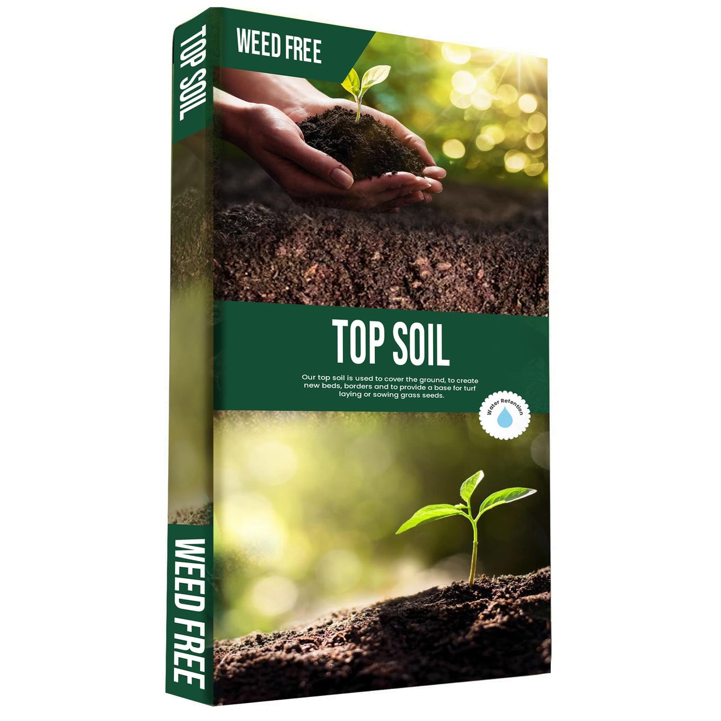 Garden Top Soil 35L Bags With Essential Nutrients Ideal For General Planting, Lawn Dressing, Pots, Containers & Planters (1 Bag (35 Litres))