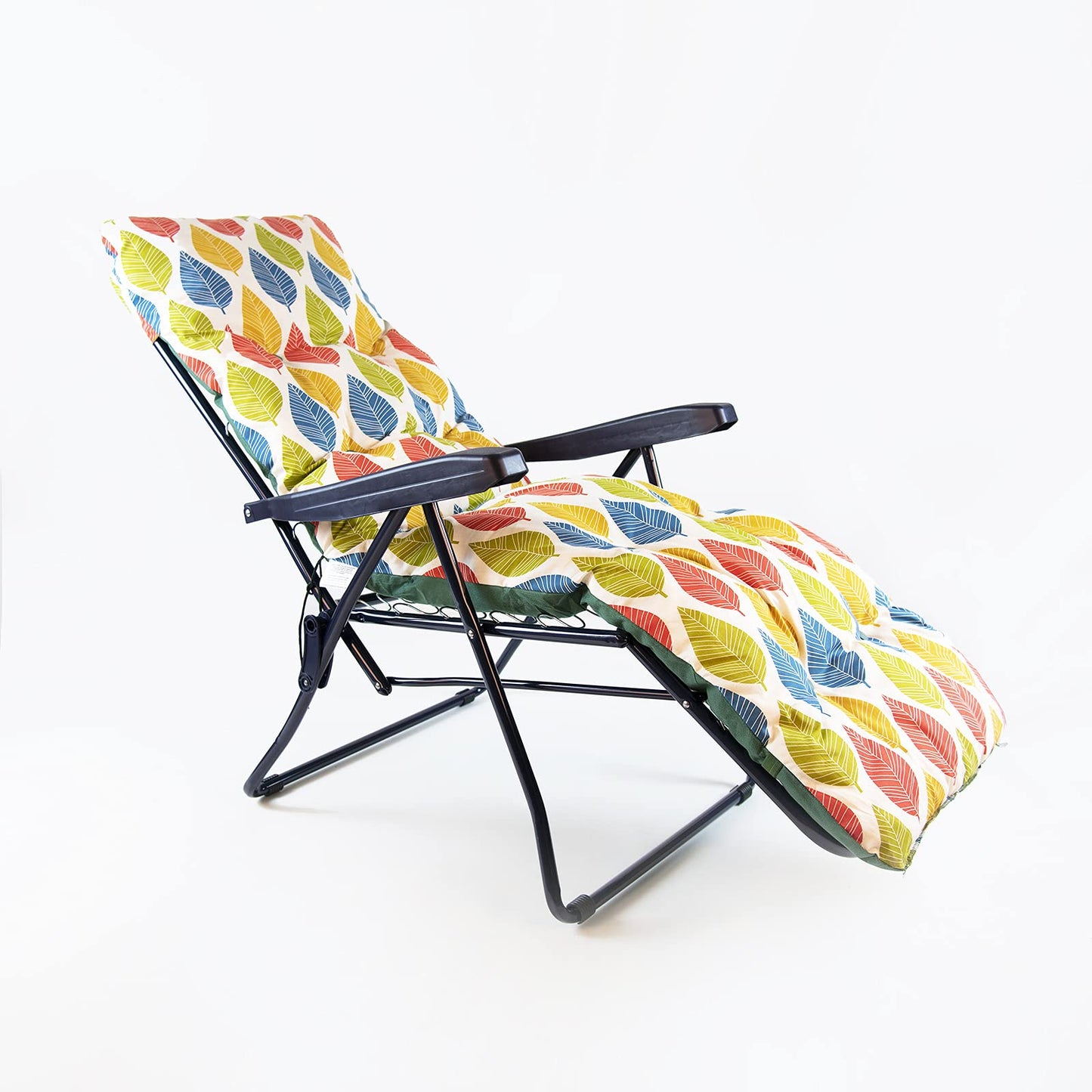 Sun Lounger Recliner Relaxer Reclining Chair Seat Outdoor Garden Patio Cushion