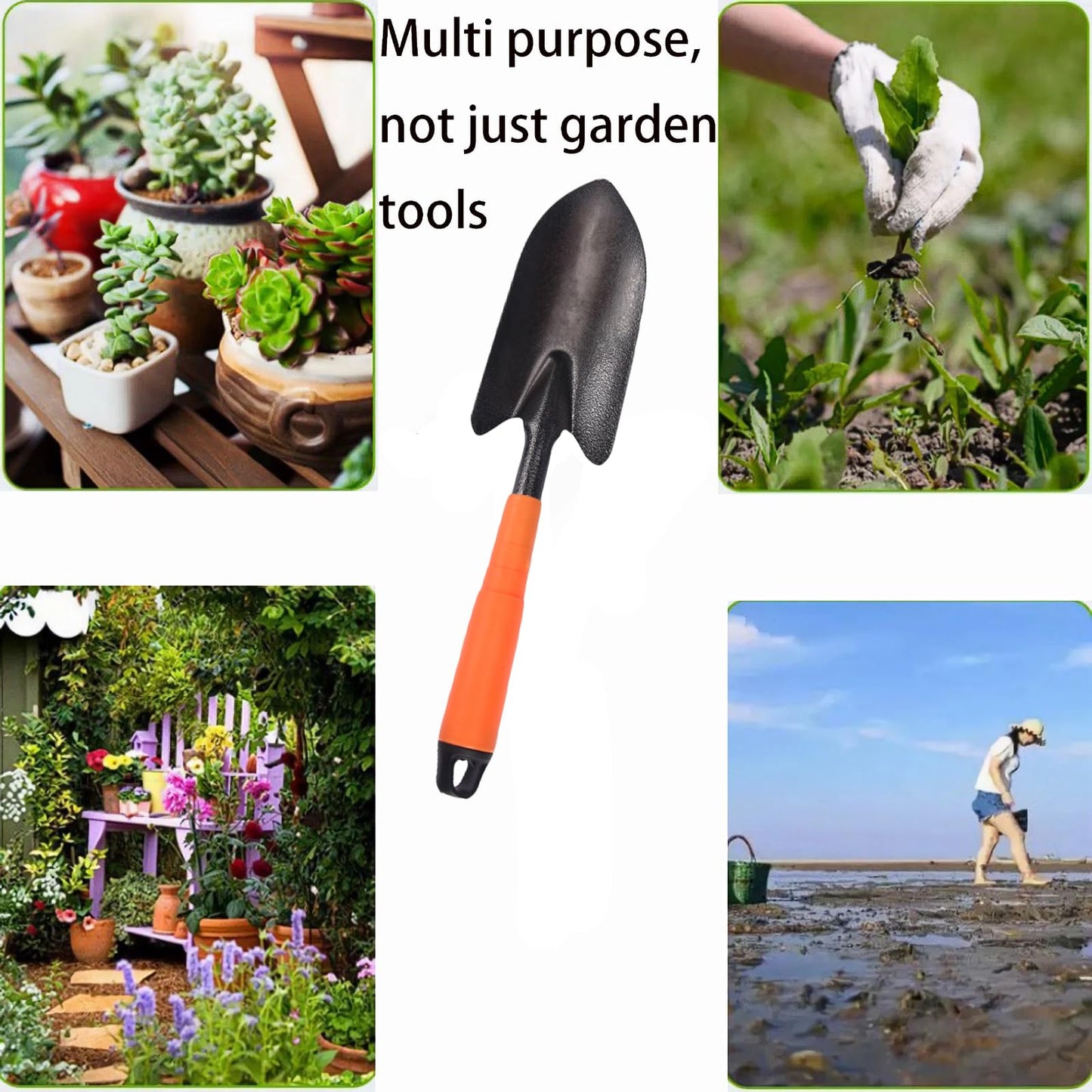Garden Trowel,Garden Tools,Hand Shovel for Gardening,Hand Shovels for Digging,Planting,Transplanting,Weeding,Gardening Gift